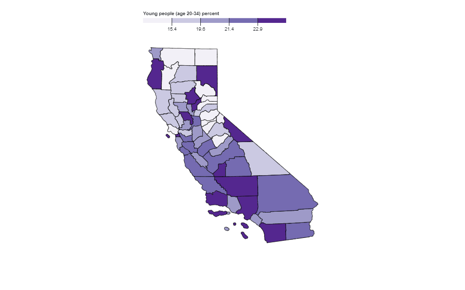 choropleth map