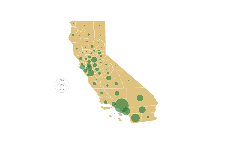 proportional symbol map
