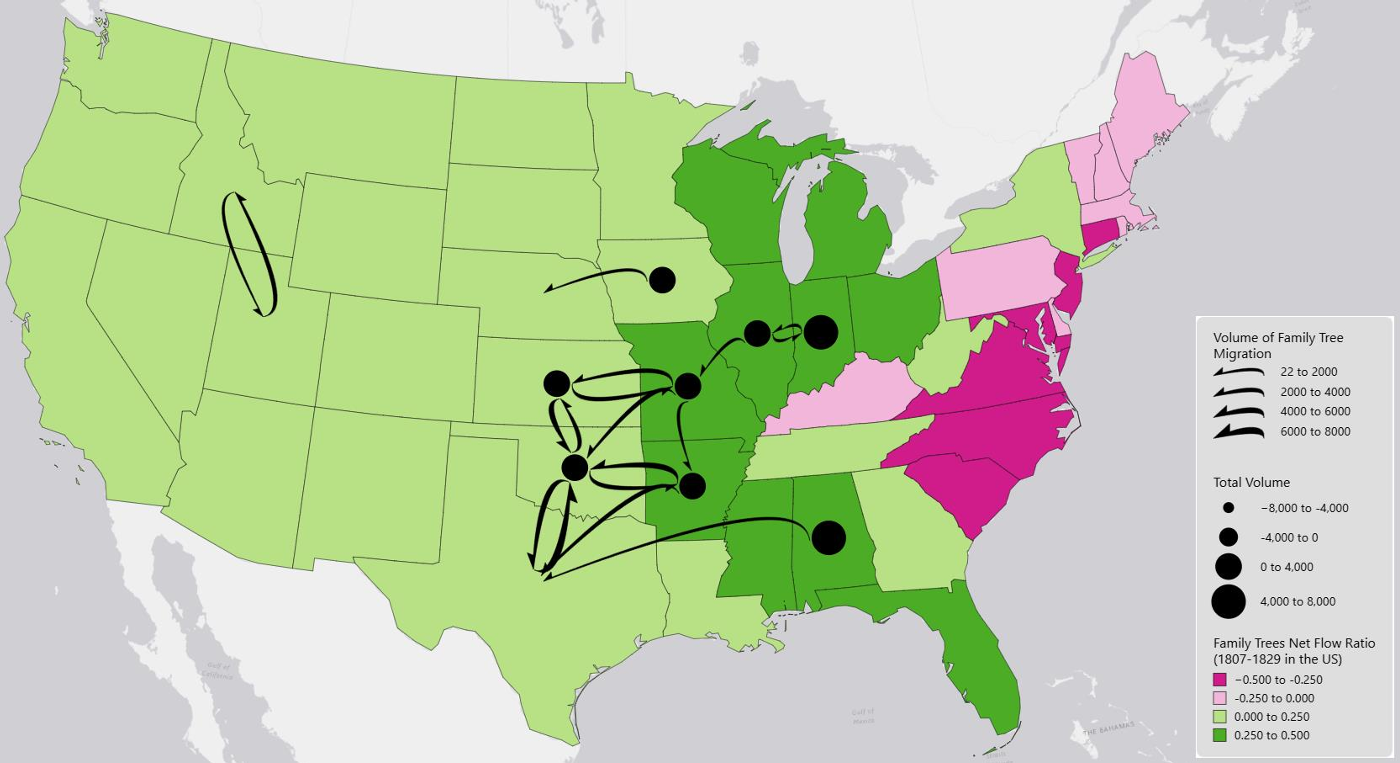 Aggregate Map Flow Process Geovisualization Portfolio